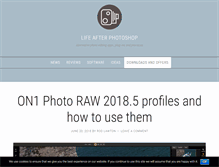Tablet Screenshot of lifeafterphotoshop.com